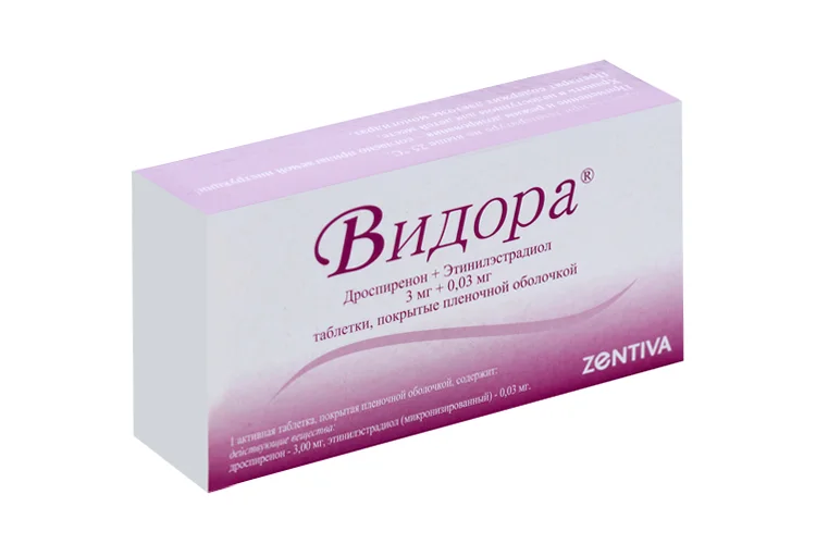 Видора таблетки 3+0.03 мг 28 шт