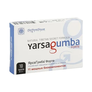 Ярса гумба форте таблетки 1,5 гр 10 шт