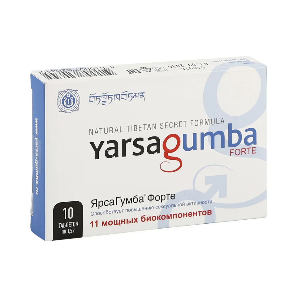 Ярса гумба форте таблетки 1,5 гр 10 шт