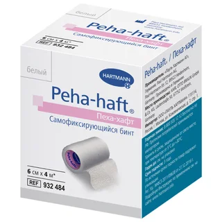 Пеха-Хафт Бинт Эластичный Самофиксирующийся 6 см × 4 м №1 Белый