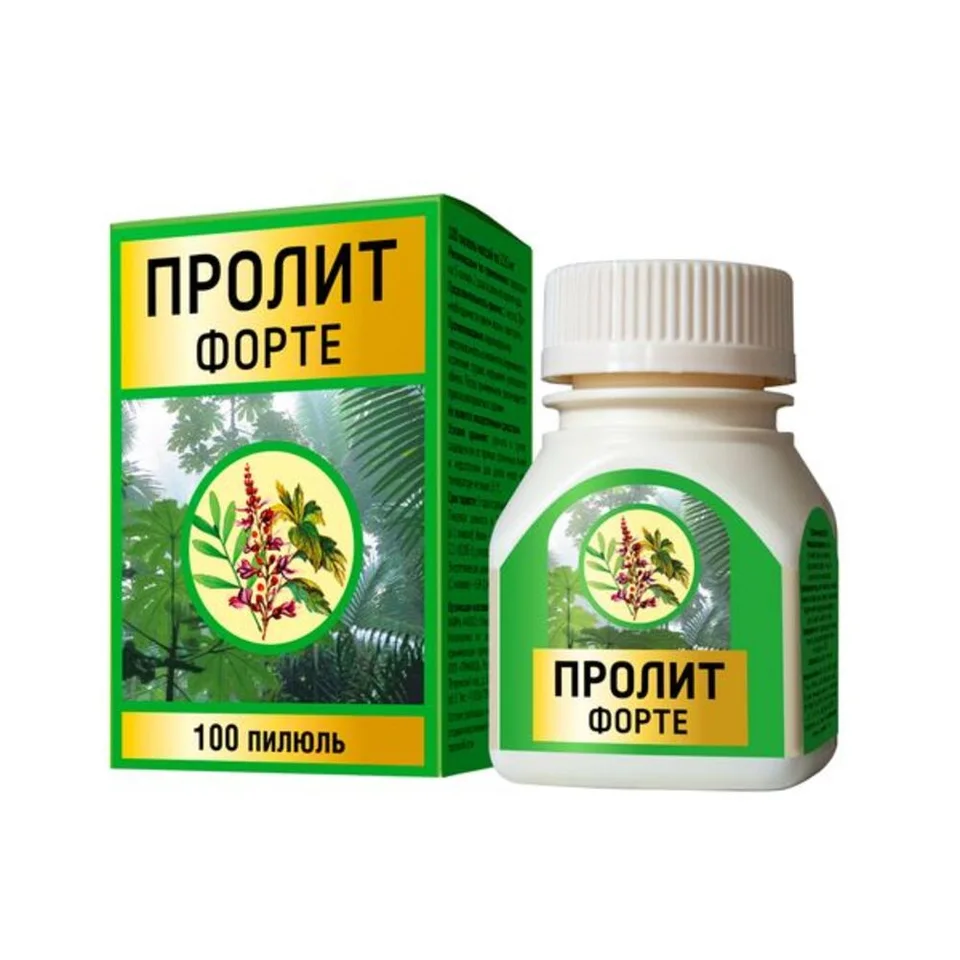 Пролит форте пилюли 225 мг 100 шт
