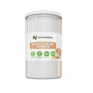 VeganNova Кокосовые сливки 500 гр