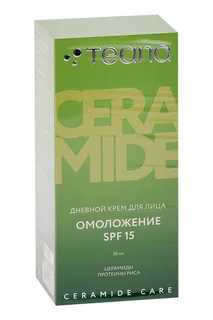 Крем Teana Ceramide Care омоложение для лица днев SPF15, 50 мл