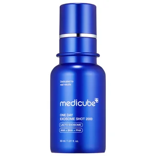 Medicube Сыворотка-бустер с экзосомами и спикулами One-Day Exosome Shot Pore Ampoule 2000, 30 мл, Medicube