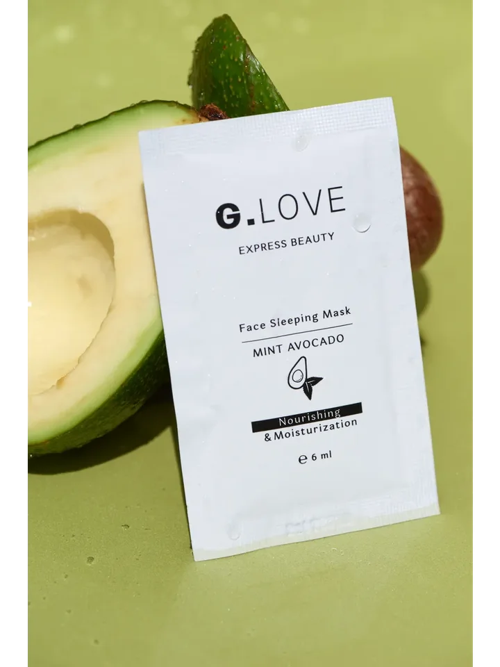 G.Love Маска для лица Face Sleeping Mask Mint Avocado 8*6 мл