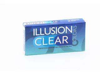 Линзы Illusion Clear Colors контактные 3 месяца -2,75/8,6/14,0/2 шт