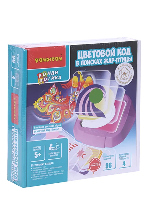 Игра Bondibon настольная Цветовой код В поисках Жар-птицы
