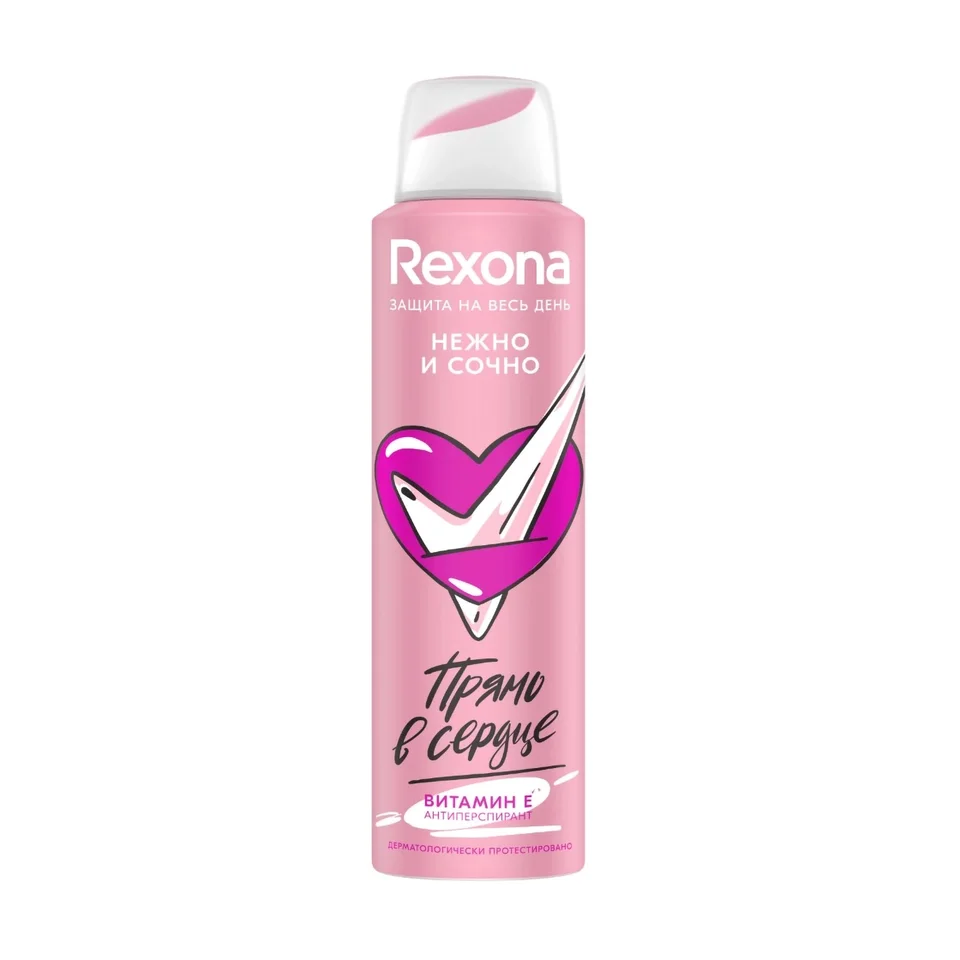 rexona антиперспирант-аэрозоль нежно и сочно 150 мл