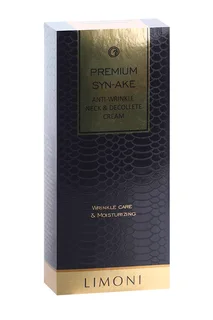 Крем Limoni Premium Syn-Ake для шеи и декольте антивозрастной с пептидами / змеиным ядом 75 мл
