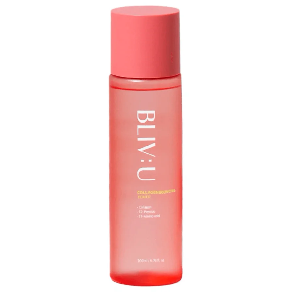 Коллагеновый увлажняющий тонер с пептидами Collagen Bouncing Toner 200 мл Bliv:U