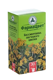 Бессмертника цветки ФармаЦвет 30 гр сырье растительное измельченное