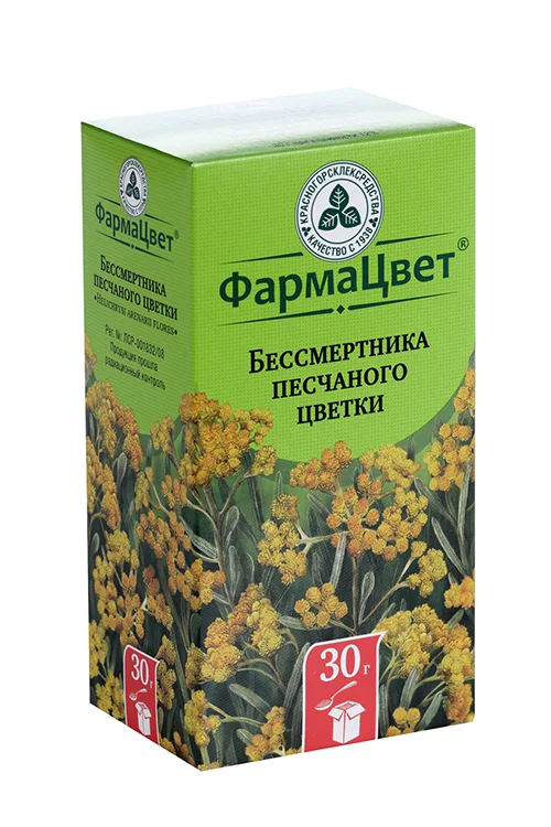 Бессмертника цветки ФармаЦвет 30 гр сырье растительное измельченное