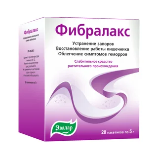 Эвалар Фибралакс Порошок для суспензии Саше 5 гр 20 шт
