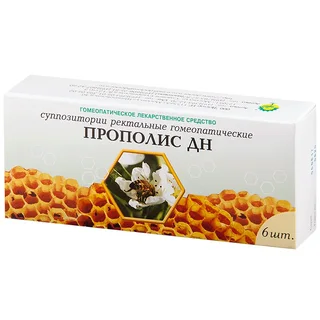 Прополис-Гом свечи гомеопатические 6 шт