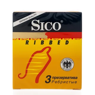 Сико презервативы Риббед ребристые 3 шт