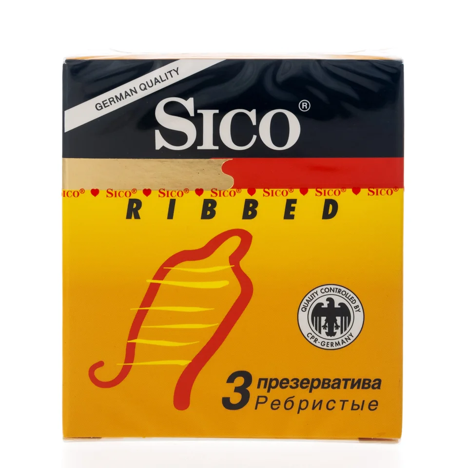 Сико презервативы Риббед ребристые 3 шт