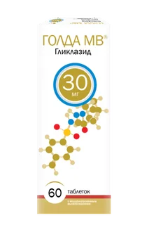 Голда МВ 60 мг 30 шт таблетки с модифицированным высвобождением