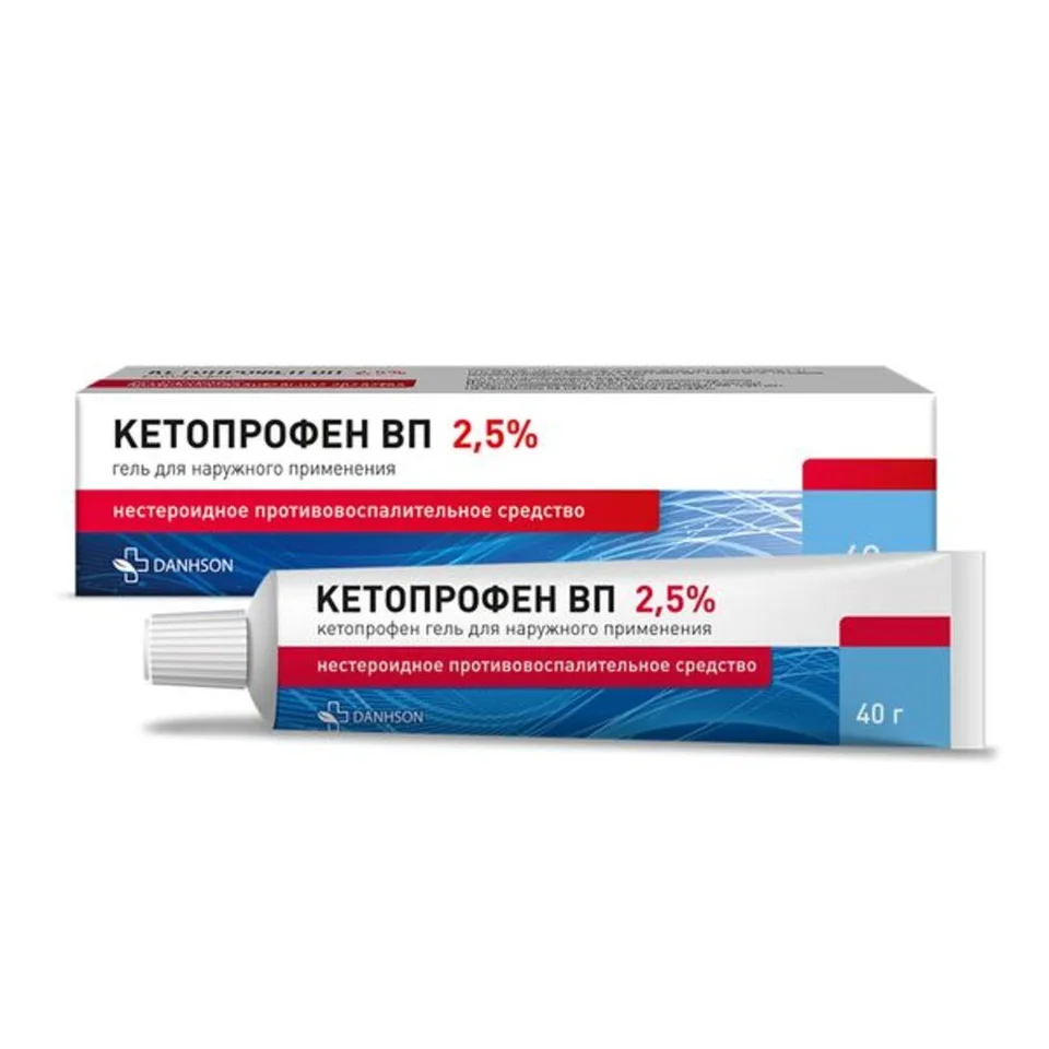 Кетопрофен ВП гель 2.5 % 40 г