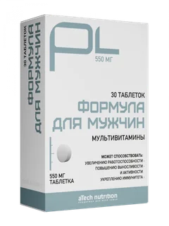 Витаминно-минеральный комплекс Men`s Formula aTech Nutrition 30 шт таблетки