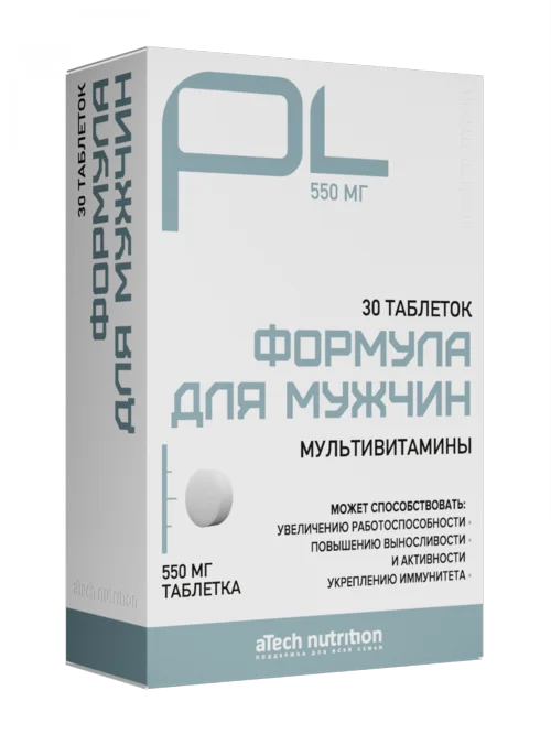 Витаминно-минеральный комплекс Men`s Formula aTech Nutrition 30 шт таблетки