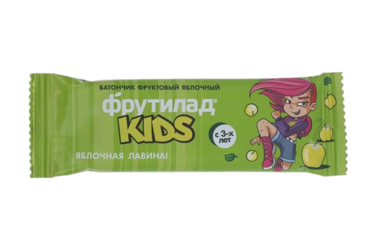 Батончик Фрутилад Кидс яблочная лавина для детского питания с 3 лет 25 гр