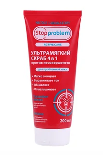 Скраб Stopproblem active care ульрамягкий 4 в1 п/несовершенств для пробл кожи 200 мл