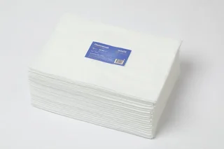 Полотенце 45*90 пачка White line белый 50 штук
