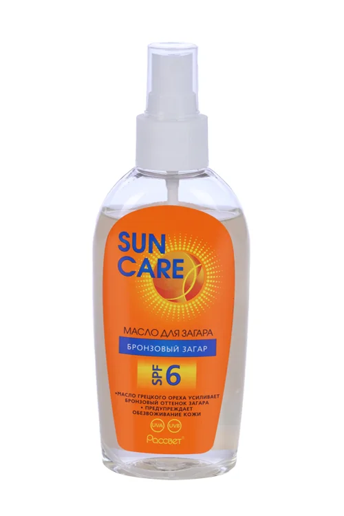 Масло-спрей Sun Care для загара Бронзовый загар SPF 6 150 мл