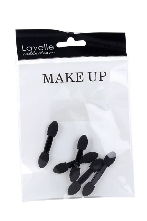 Аппликатор для макияжа LavelleCollection двусторонний малый черный АР001 5 шт