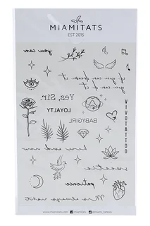 Тату Miami Tattoos You can by Masha Vivo переводные надписи символы формат А5