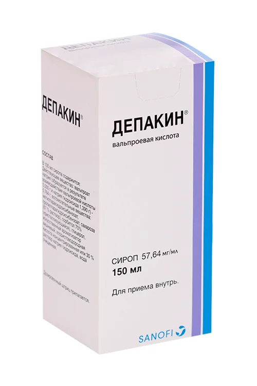 Депакин сироп 57.64 мг / мл 150 мл