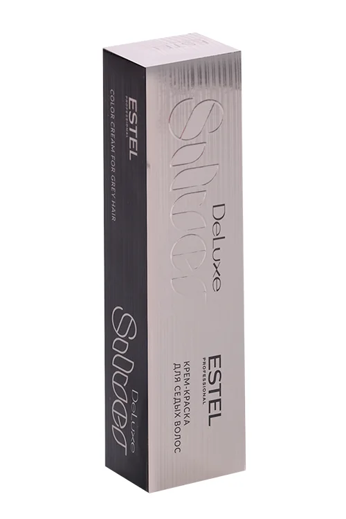 Крем-краска Estel DE Luxe Silver для волос 4/71 шатен коричнево-пепельный 60 мл