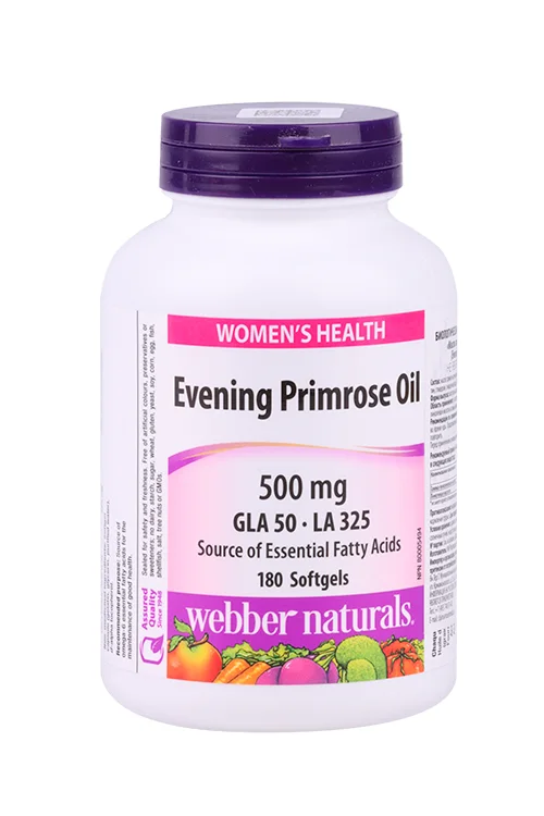 Масло примулы вечерней 500 мг Webber Naturals 700 мг 180 шт капсулы