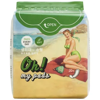 Ежедневные гигиенические прокладки Oh! My Pads 20 шт Consly