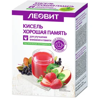 Леовит кисель Хорошая память пакеты 20 гр 5 шт