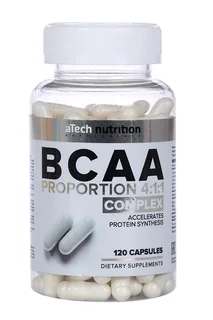 Комплекс aTech Nutrition аминокислот Bcaa 4:1:1 120 шт капсулы
