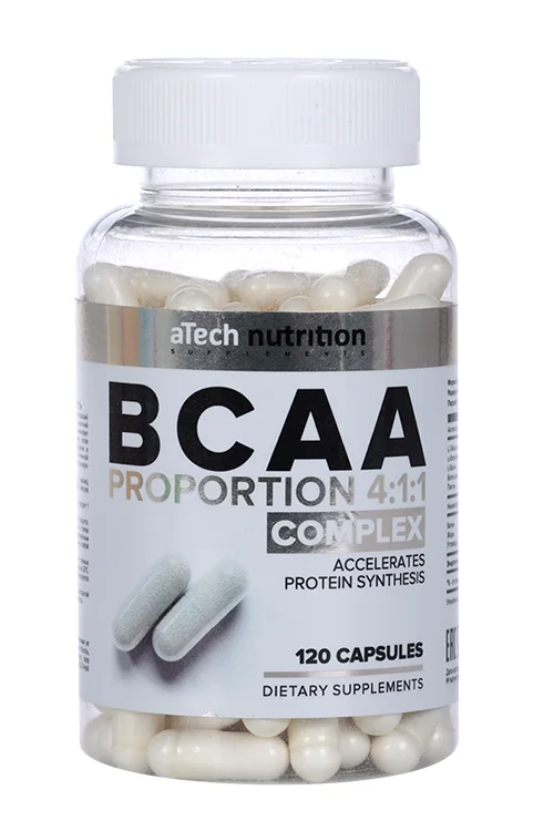 Комплекс aTech Nutrition аминокислот Bcaa 4:1:1 120 шт капсулы