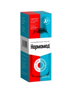 Нормомед Сироп 50 мг / мл флакон 120 мл