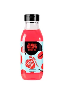 Гель для душа Juicy Stars Крышесносная ЗЕмлЯНИКА 400 мл