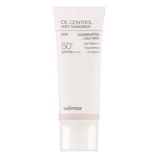 Легкий солнцезащитный крем для жирной кожи Oil Control Light Sunscreen 40 мл Celimax