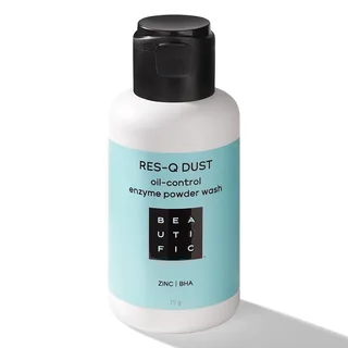 Пудра Beautific Res-Q Dust для проблемной кожи лица энзимная с кислотами / цинком 75 гр