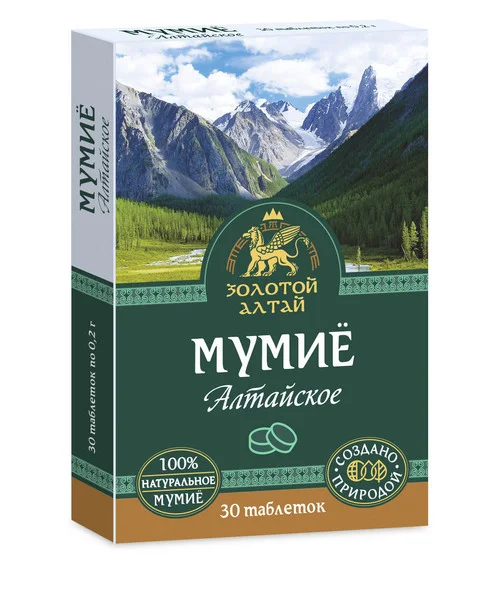Мумие Алтайское Золотой Алтай 30 шт таблетки