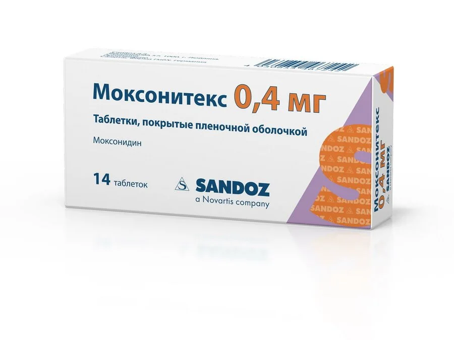 Моксонитекс таблетки 0.4 мг 14 шт