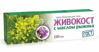 Живокост Крем-Бальзам для Суставов Масло Рыжика 100 мл
