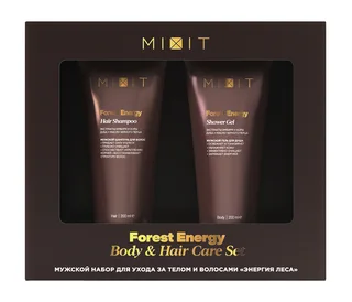 Набор Mixit Энергия леса мужской для ухода за телом и волосами