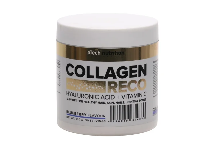 Добавка для суставов и связок aTech nutrition Collagen Reco черника 180 гр