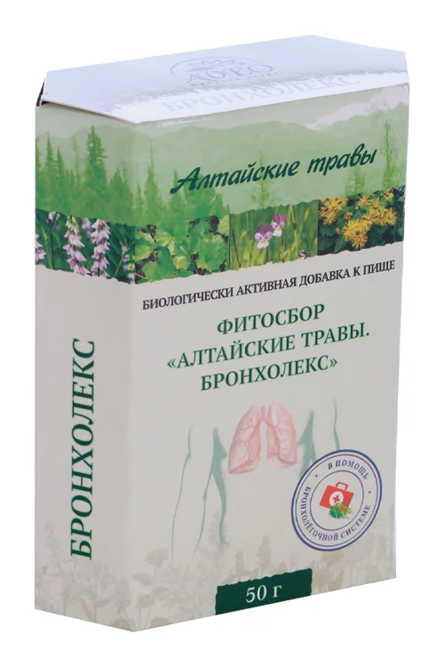 Бронхолекс фитосбор Алтайские травы 50 гр