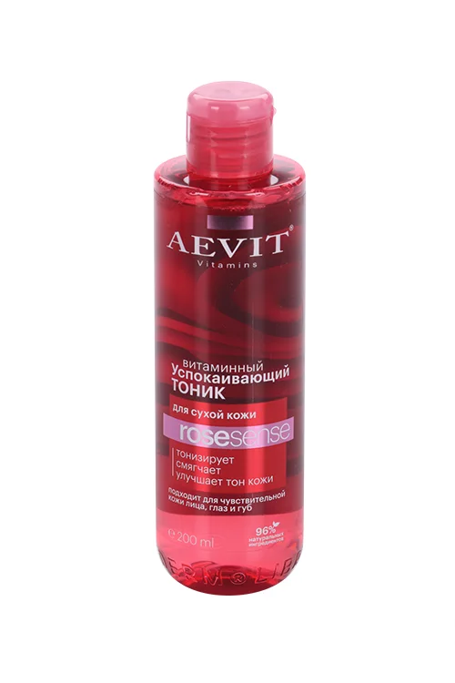 Тоник Aevit BY Librederm Rosesense успокаивающий витаминный для тусклой и сухой кожи 200 мл