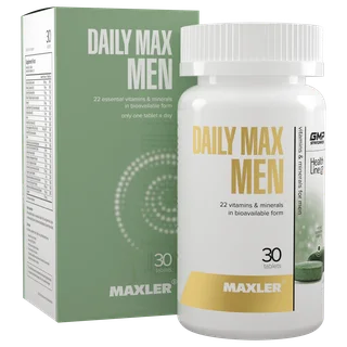 Комплекс витаминов и минералов для мужчин Maxler Daily Max Men 30 шт