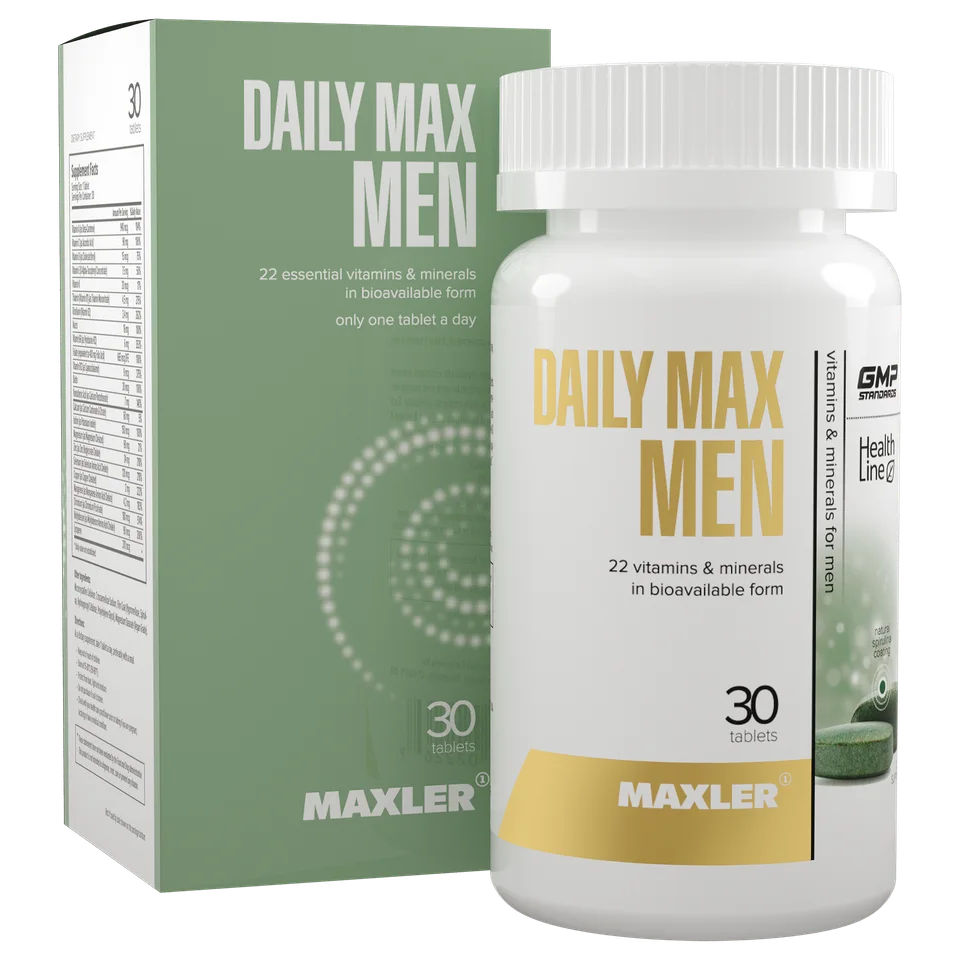 Комплекс витаминов и минералов для мужчин Maxler Daily Max Men 30 шт